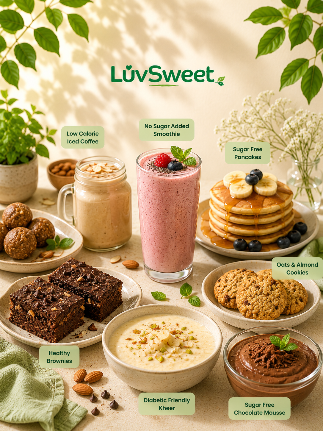 Everyday recipes sweetened with LuvSweet